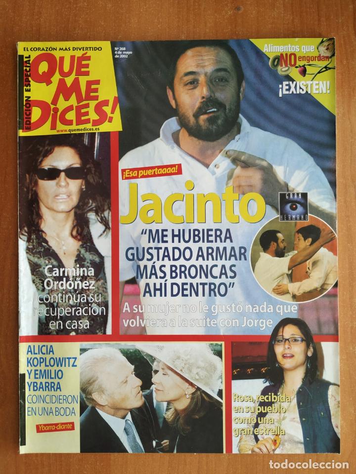 Coleccionismo de revistas y peri&oacute;dicos: Revista &iexcl;QUE ME DICES! 268. Ana Aznar. Pastora Vega. Karina. Chenoa. M&oacute;nica Molina. Koplowitz.