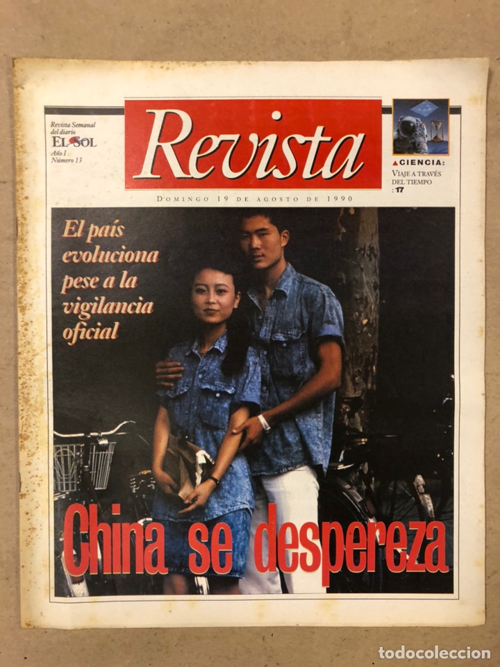 Collection Magazines and Newspapers: REVISTA SEMANAL DEL DIARIO EL SOL N&deg; 13 (1990). OLGA RAMOS, EL HIMALAYA, SALVADOR P&Eacute;REZ ARROYO,...