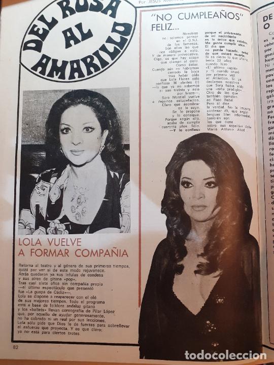 Coleccionismo de revistas y peri&oacute;dicos: 82 sara montiel lola flores