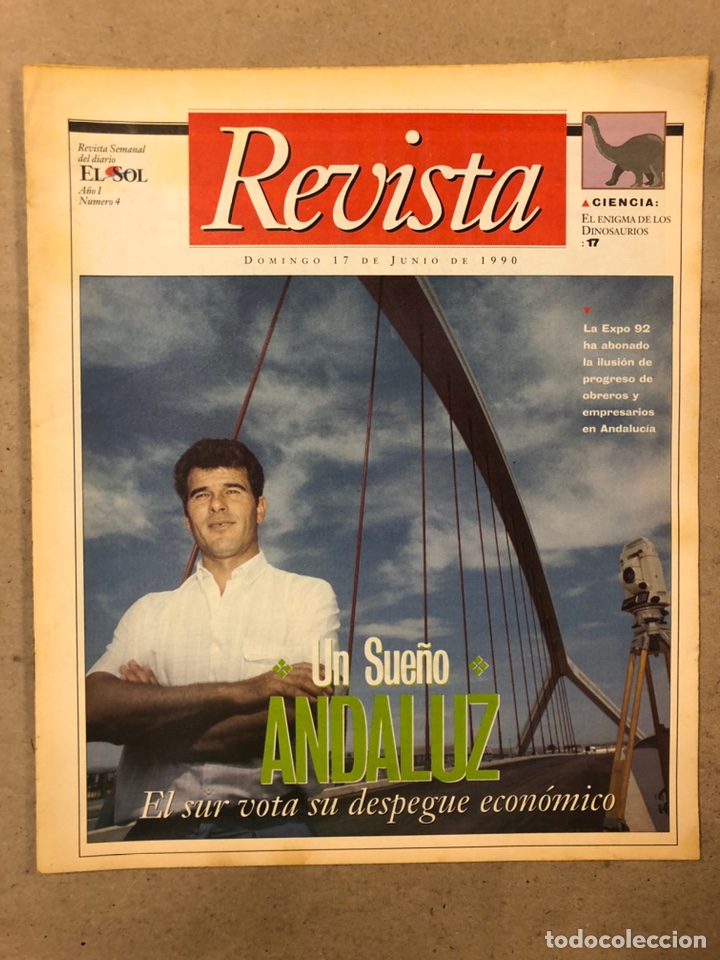 Collection Magazines and Newspapers: REVISTA SEMANAL DEL DIARIO EL SOL N&deg; 4 (1990). ROBERTO VERINNO, JUGUETES DE MUSEO,...