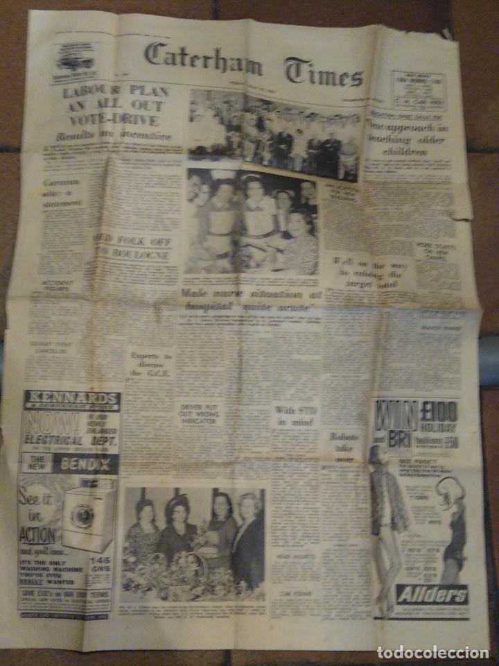 Coleccionismo de Revistas y Peri&oacute;dicos: Caterham Times 29 mayo 1964 peri&oacute;dico original