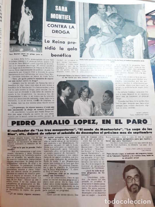 Coleccionismo de Revistas y Peri&oacute;dicos: pedro amalio lopez sara montiel con la reina sofia thais tous principe felipe