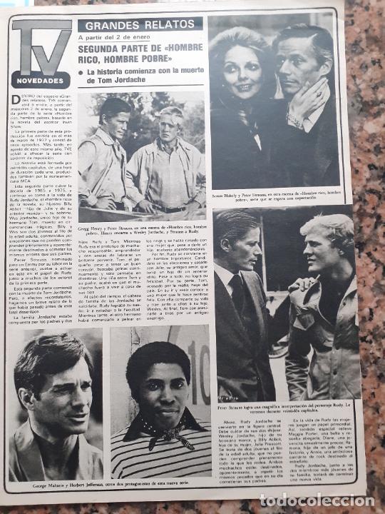 Coleccionismo de Revistas y Peri&oacute;dicos: hombre rico hombre pobre peter strauss susan sullivan gregg henry james jordan GEORGE MAHARIS