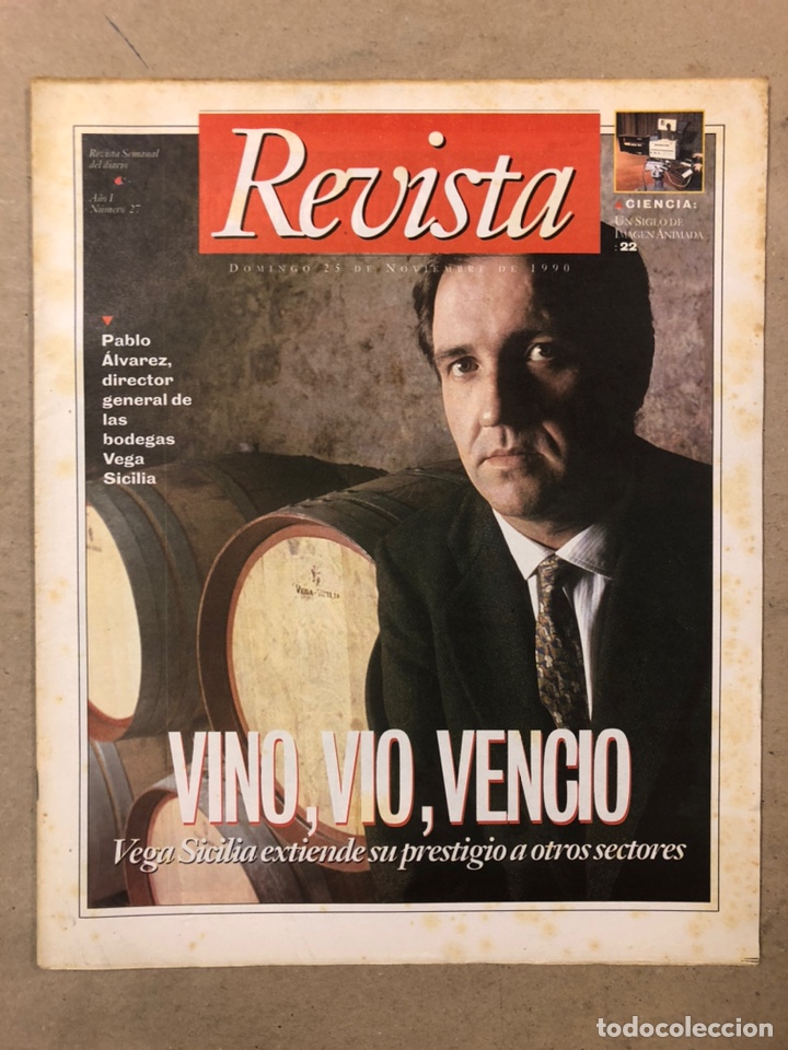 Collectionnisme de Revues et Journaux: REVISTA SEMANAL DEL DIARIO EL SOL N&deg; 27 (1990). PABLO &Aacute;LVAREZ, SUBIDA AL FUJI, LOS ANDES, MOTOR,...