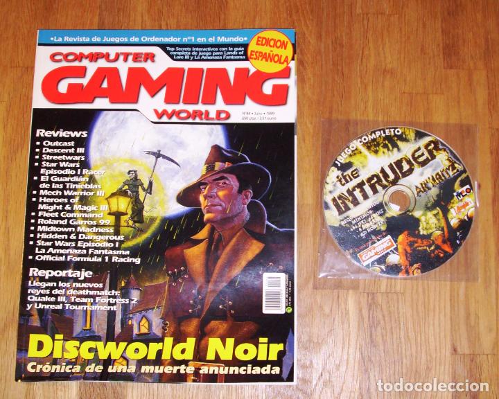 Collezionismo di Riviste e Giornali: COMPUTER GAMING WORLD. N&ordm; 44 ; Julio 1999 + CD: The Intruder : Ar'Kritz : Juego completo