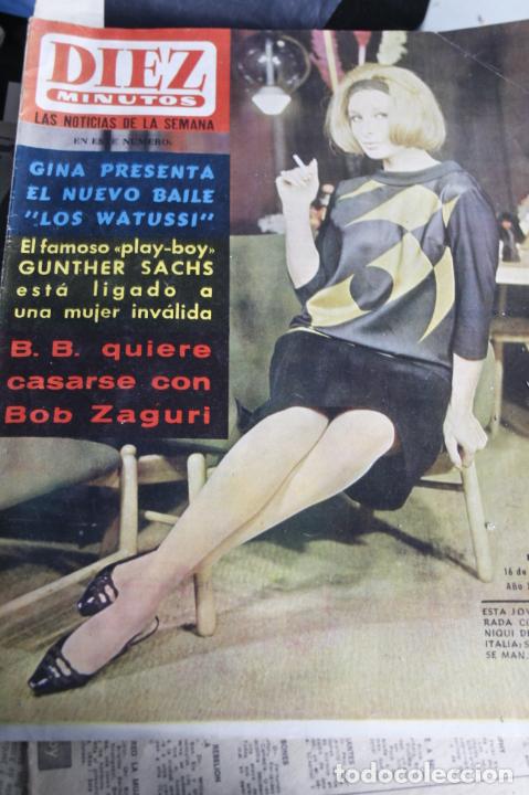 Coleccionismo de Revistas y Peri&oacute;dicos: GINA LOLLOBRIGIDA SHEILA VIRNA LISI BARBRA STREISAND MIS ESPA&Ntilde;A DIEZ MINUTOS 1964