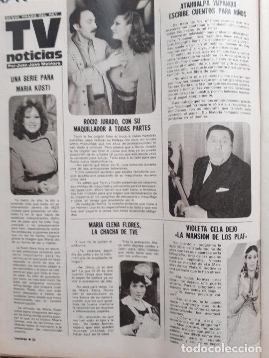 Coleccionismo de Revistas y Peri&oacute;dicos: MARIA ELENA FLORES VIOLETA CELA MARIA KOSTI ROCIO JURADO