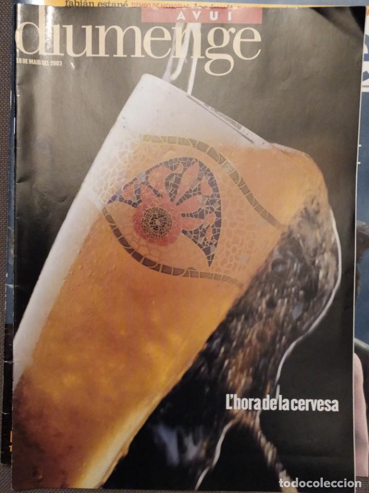 Collection Magazines and Newspapers: SUPLEMENT AVUI L'HORA DE LA CERVESA , CERVEZA 18 MAIG 2003 , 33 PAGS CASI MONOGRAFICO, CATALAN