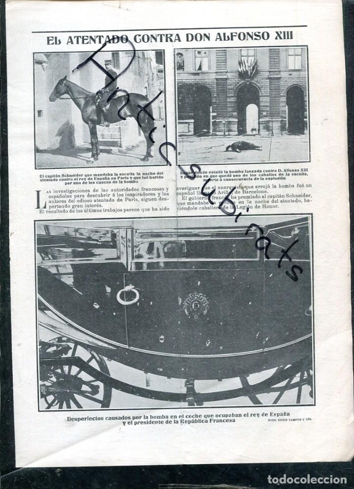 Collection Magazines and Newspapers: REVISTA A&Ntilde;O 1905 ORDENES MILITARES CABALLERO CALATRAVA ATENTADO CONTRA EL REY ALFONSO XIII