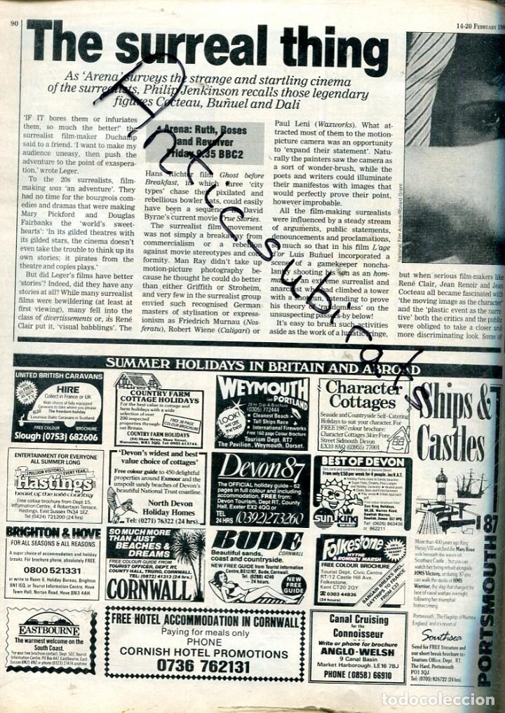 Collectionnisme de Revues et Journaux: REVISTA A&Ntilde;O 1987 SURREALISMO BU&Ntilde;UEL SALVADOR DALI COCTEAU JENKINSON