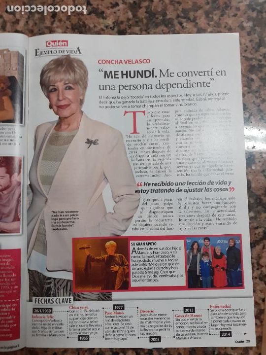 Coleccionismo de revistas y peri&oacute;dicos: CONCHITA VELASCO CONCHA