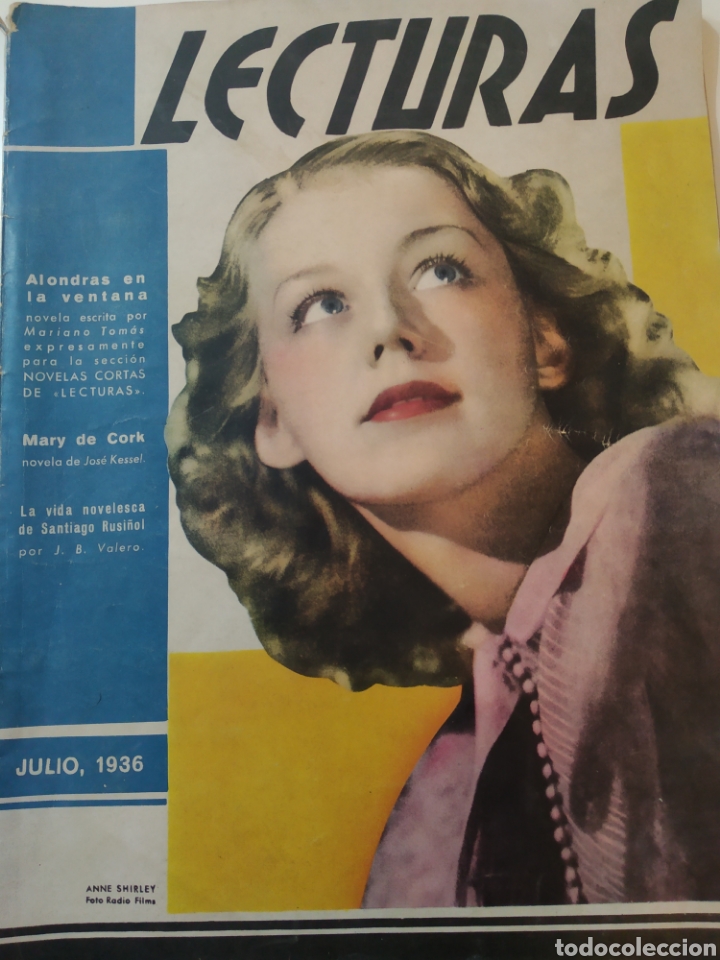 Sammeln von Zeitschriften und Zeitungen: Lecturas Julio 1936