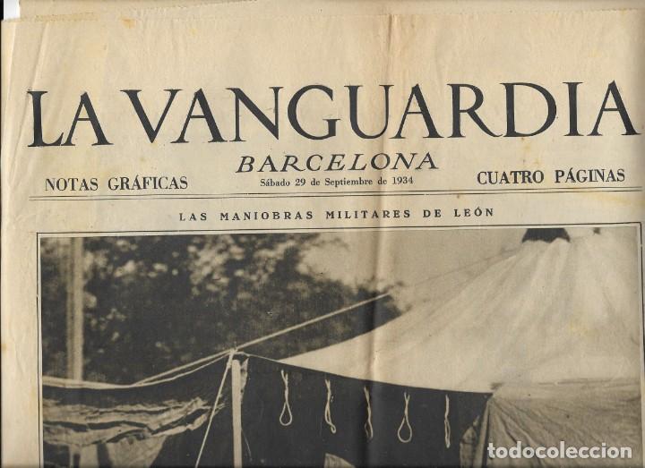 Coleccionismo de Revistas y Peri&oacute;dicos: lote de 11 ejemplares de &rdquo;LA VANGUARDIA&rdquo; Notas Gr&aacute;ficas de cuatro y ocho p&aacute;ginas a&ntilde;o 1931
