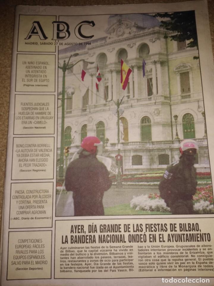Coleccionismo de Revistas y Peri&oacute;dicos: Peri&oacute;dico ABC fecha 1994-08-27