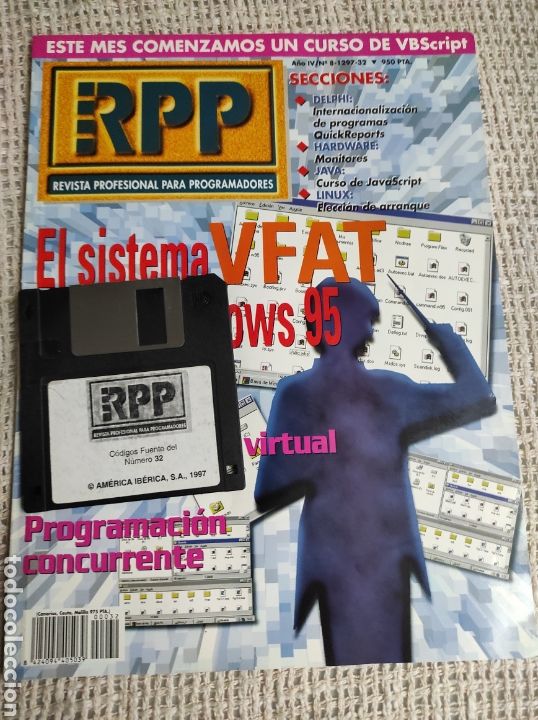 Collection Magazines and Newspapers: RPP N&ordm; 8 REVISTA PROFESIONAL PARA PROGRAMADORES 1997 - INFORMATICA A&Ntilde;OS 90 - CON DISQUETE