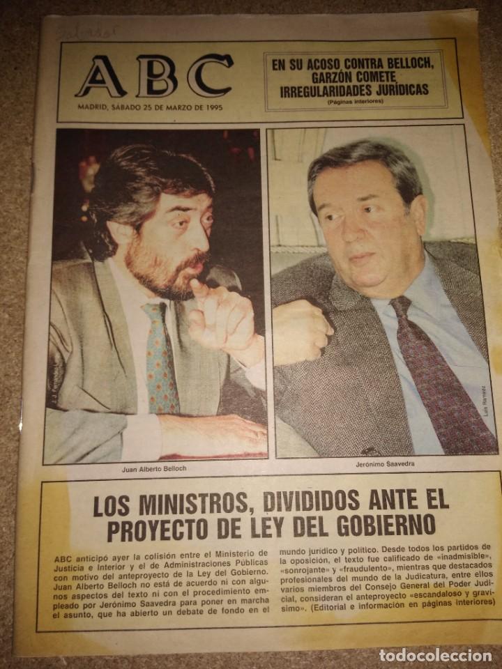 Coleccionismo de Revistas y Peri&oacute;dicos: Peri&oacute;dico ABC fecha 1995-03-25