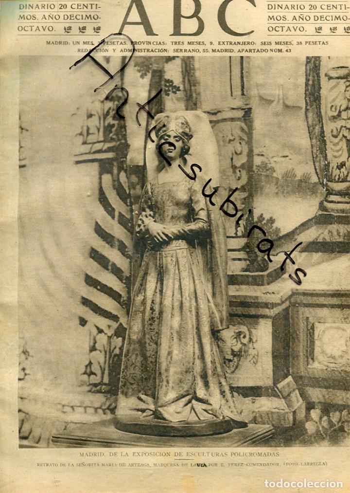 Coleccionismo de Revistas y Peri&oacute;dicos: ABC A&Ntilde;O 1923 MARQUESA DE LAUCA PEREZ COMENDADOR PUENTE DE SUNBILLA ELIZONDO MARIA BARRIENTOS
