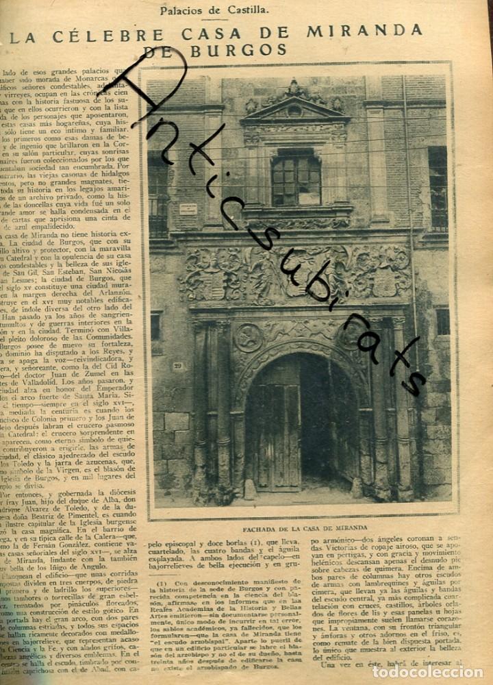 Coleccionismo de Revistas y Peri&oacute;dicos: ABC A&Ntilde;O 1923 CASA DE MIRANDA BURGOS EL PROBLEMA URBANO DE LAS MURALLAS ROMANAS DE LUGO URBANISMO