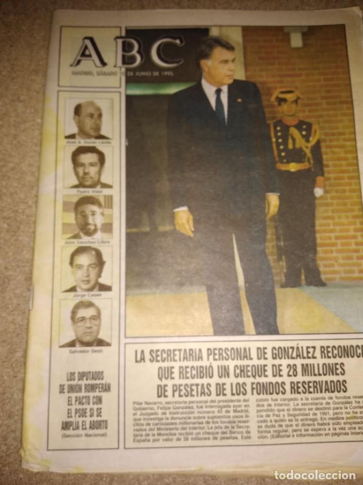 Coleccionismo de Revistas y Peri&oacute;dicos: Peri&oacute;dico ABC fecha 1995-06-10