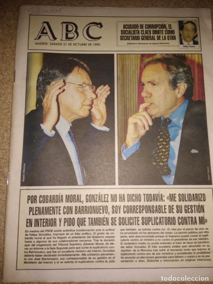 Coleccionismo de Revistas y Peri&oacute;dicos: Peri&oacute;dico ABC fecha 1995-10-21