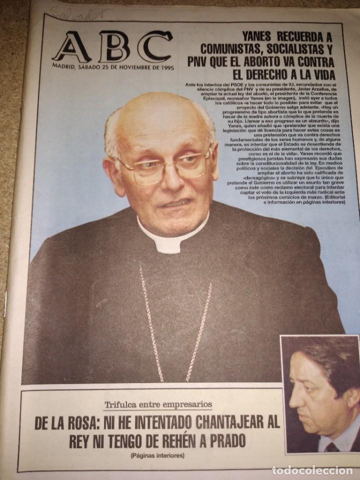 Coleccionismo de Revistas y Peri&oacute;dicos: Peri&oacute;dico ABC fecha 1995-11-25