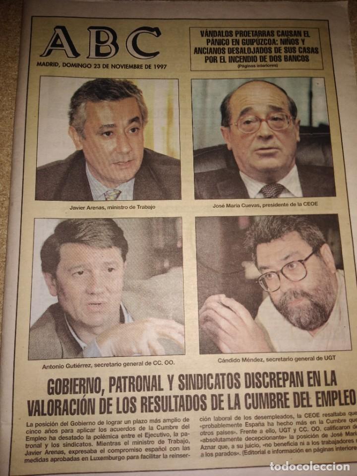 Coleccionismo de Revistas y Peri&oacute;dicos: Peri&oacute;dico ABC fecha 1997-11-23