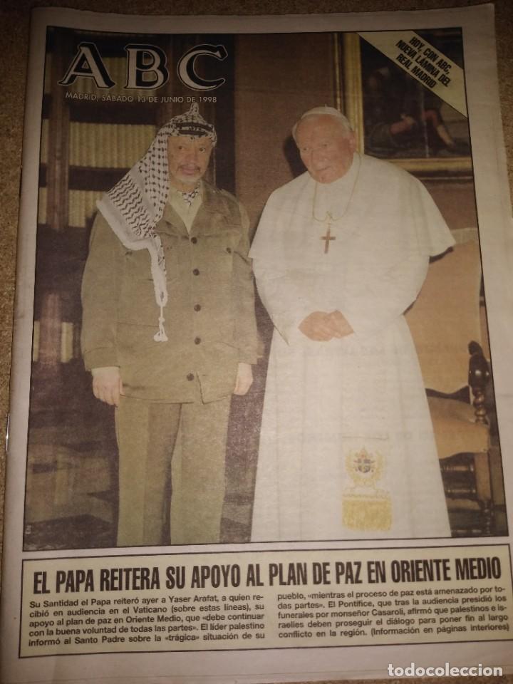 Coleccionismo de revistas y peri&oacute;dicos: Peri&oacute;dico ABC fecha 1998-06-13