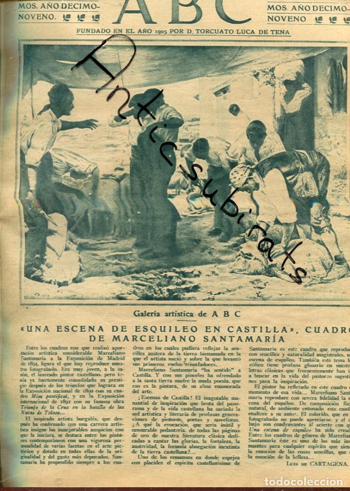 Coleccionismo de revistas y peri&oacute;dicos: ABC A&Ntilde;O 1923 MARCELIANO SANTAMARIA VIZCONDE DE EZA NARANJAS DE VALENCIA LA RIBERA PLANA VALLE LOYOLA
