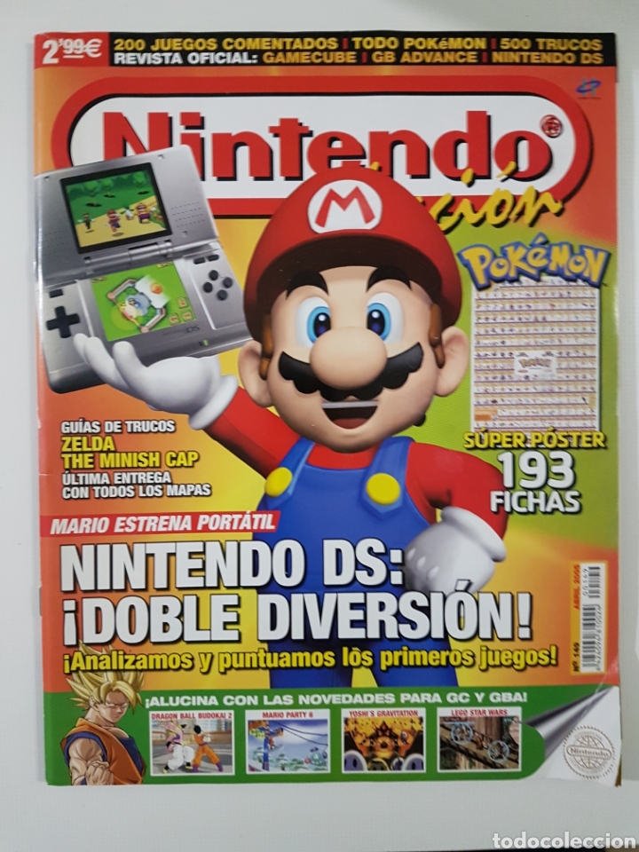 Coleccionismo de Revistas y Peri&oacute;dicos: REVISTA NINTENDO ACCI&Oacute;N 149 - CON POSTER DOBLE DE POKEMON