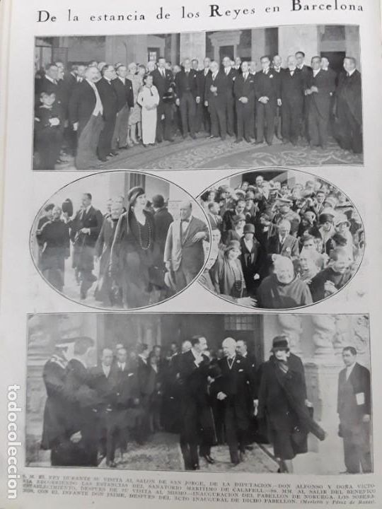 Collezionismo di Riviste e Giornali: ALFONSO XIII BARCELONA VISITA REGIA MANRESA EXPOSICION UNIVERSAL REVISTA A&Ntilde;O 1929