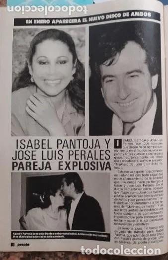 Coleccionismo de Revistas y Peri&oacute;dicos: RECORTE PORTADA CAMILO SESTO ISABEL PANTOJA JOSE LUIS PERALES