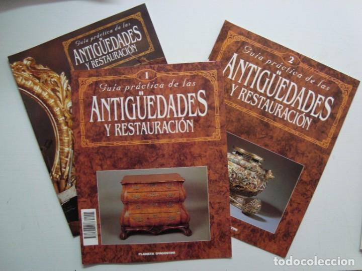 Coleccionismo de revistas y peri&oacute;dicos: GU&Iacute;A PR&Aacute;CTICA DE ANTIG&Uuml;EDADES Y RESTAURACI&Oacute;N. FASC&Iacute;CULOS 1, 2 y PRESENTACI&Oacute;N -PLANETA DeAGOSTINI1993