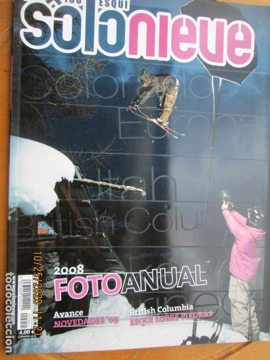 Coleccionismo de revistas y peri&oacute;dicos: REVISTA SOLO NIEVE - N&ordm; 51 - INVIERNO 2008 - ESQU&Iacute; SOBRE PIEDRAS, NOVEDADES, FOTO ANUAL ....