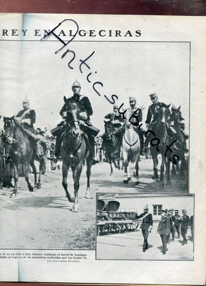 Sammeln von Zeitschriften und Zeitungen: REVISTA A&Ntilde;O 1909 EL REY ALFONSO XIII EN ALGECIRAS TARIFA Y RONDA