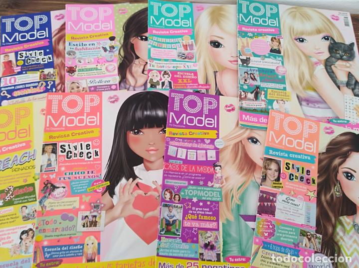 Coleccionismo de revistas y peri&oacute;dicos: LOTE 8 REVISTAS TOP MODEL BY DEPESCHE TU REVISTA CREATIVA dibujo dise&ntilde;o juvenil Disney Moda