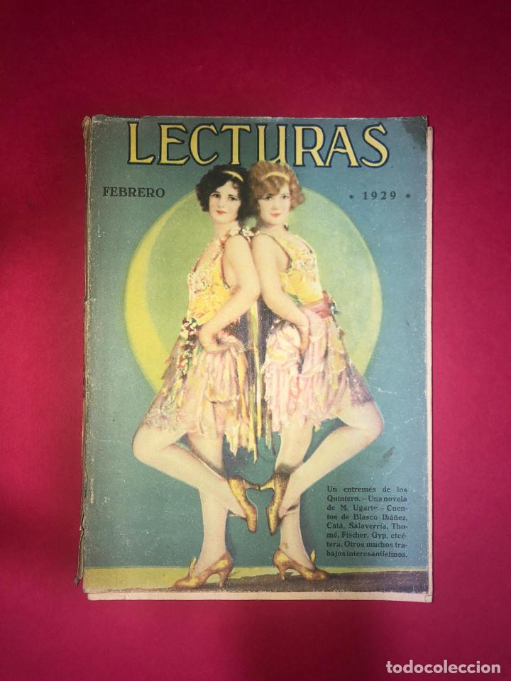 Sammeln von Zeitschriften und Zeitungen: Revista Lecturas febrero 1929