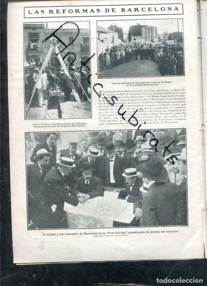 Collection Magazines and Newspapers: REVISTA A&Ntilde;O 1909 FONT DEL GAT BOGATELL AVIACION ESPA&Ntilde;OLA AVION DE HERMANOS SALAMANCA ENRIQUE SIMONET
