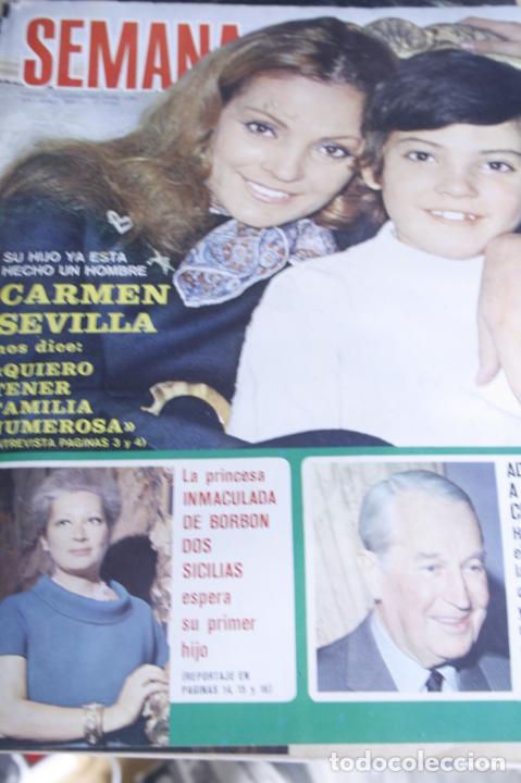 Coleccionismo de Revistas y Peri&oacute;dicos: MAURICE CHEVALIER MISS ESPA&Ntilde;A JULIO IGLESIAS HERMANAS KESSLER 1972