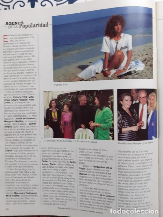 Coleccionismo de Revistas y Peri&oacute;dicos: victoria vera isabel preysler con gianni versace y carmen martinez bordiu maria rosa salvador