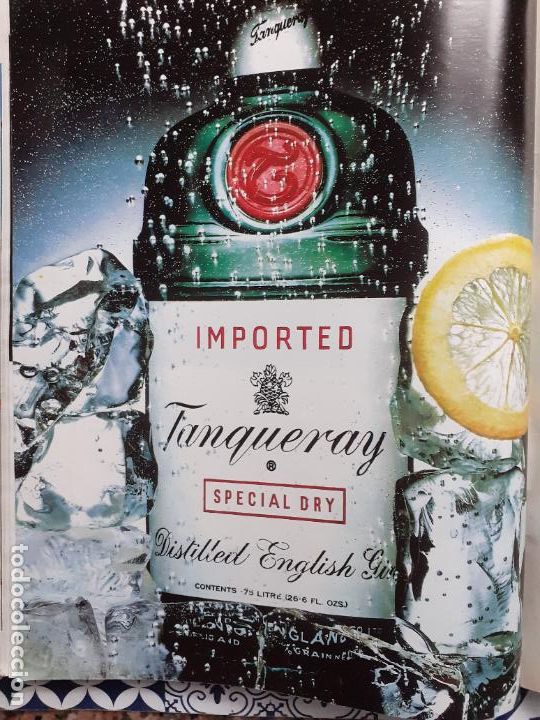 Coleccionismo de revistas y peri&oacute;dicos: anuncio gin ginebra tanqueray