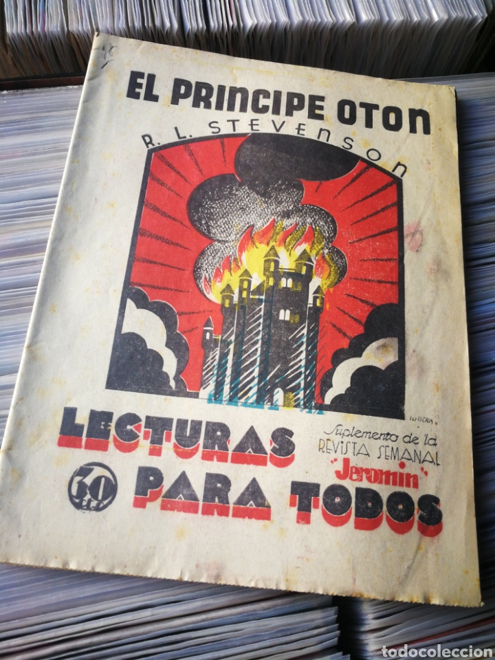 Coleccionismo de Revistas y Peri&oacute;dicos: REVISTA SEMANAL JERONIM- SUPLEMENTO LECTURAS PARA TODOS, EL PR&Iacute;NCIPE OTON- R.L.STEVENSON.