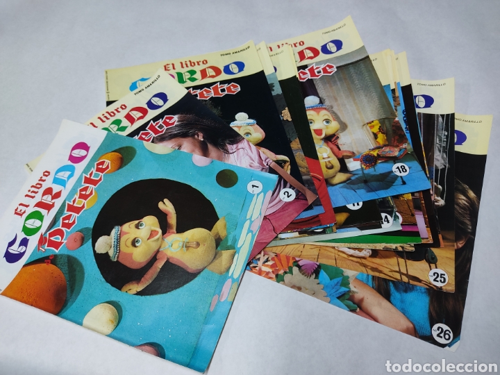 Coleccionismo de Revistas y Peri&oacute;dicos: LOTE DE 26 FASCICULOS, EL LIBRO GORDO DE PETETE.HISTORIA DEL TRAJE.VER FOTOS.DEL N&ordm; 1 AL N&ordm; 26.