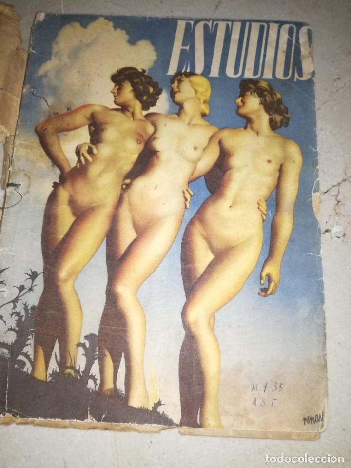 Coleccionismo de revistas y peri&oacute;dicos: 2 REVISTAS ENCUADERNADAS DE ESTUDIOS-N&ordm; 137 Y 138-ORIGINALES A&Ntilde;O 1935