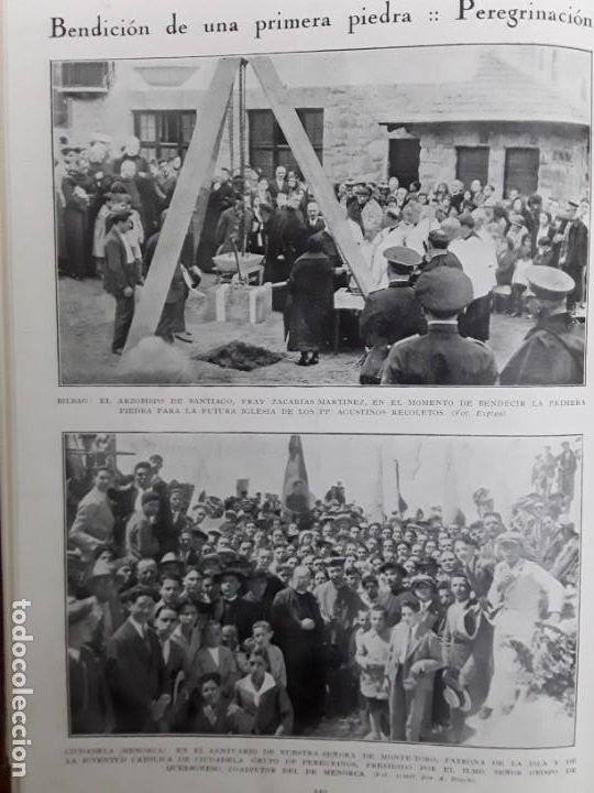 Sammeln von Zeitschriften und Zeitungen: CIUDADELA MENORCA SANTUARIO MUESTRA SE&Ntilde;ORA DE MONTE-TORO PEREGRINACION HOJA REVISTA A&Ntilde;O 1929
