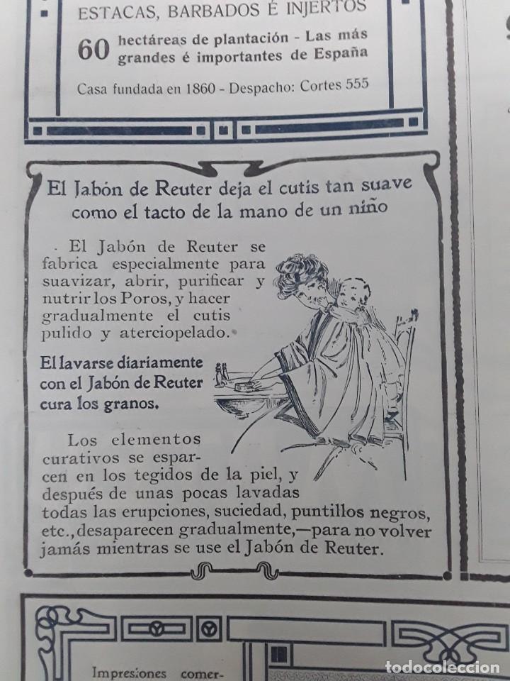 Collection Magazines and Newspapers: JABON DE REUTER CUTIS SUAVE HOJA REVISTA A&Ntilde;O 1906