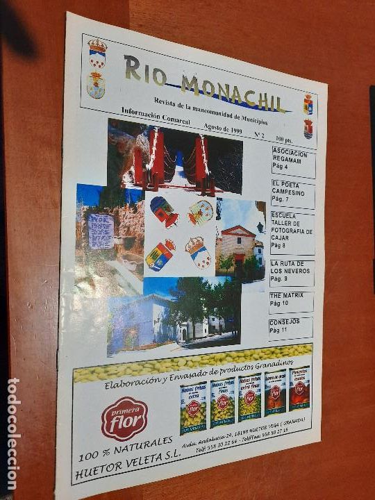 Collezionismo di Riviste e Giornali: RIO MONACHIL 2. REVISTA DE INFORMACI&Oacute;N Y CULTURA DE GRANADA. GRAPA. BUEN ESTADO. DIFICIL. E11 3
