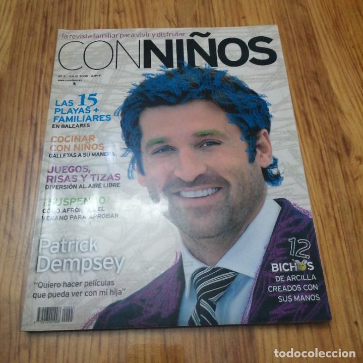 Coleccionismo de Revistas y Peri&oacute;dicos: Revista CON NI&Ntilde;OS Baleares Patrick Dempsey
