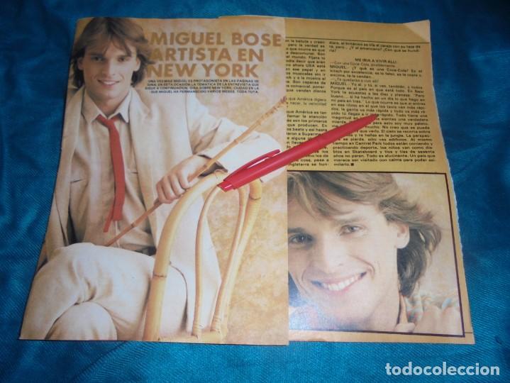 Coleccionismo de Revistas y Peri&oacute;dicos: RECORTE : MIGUEL BOS&Eacute;, ARTISTA EN HOLLYWOOD. GINA N&ordm; 90, 1980