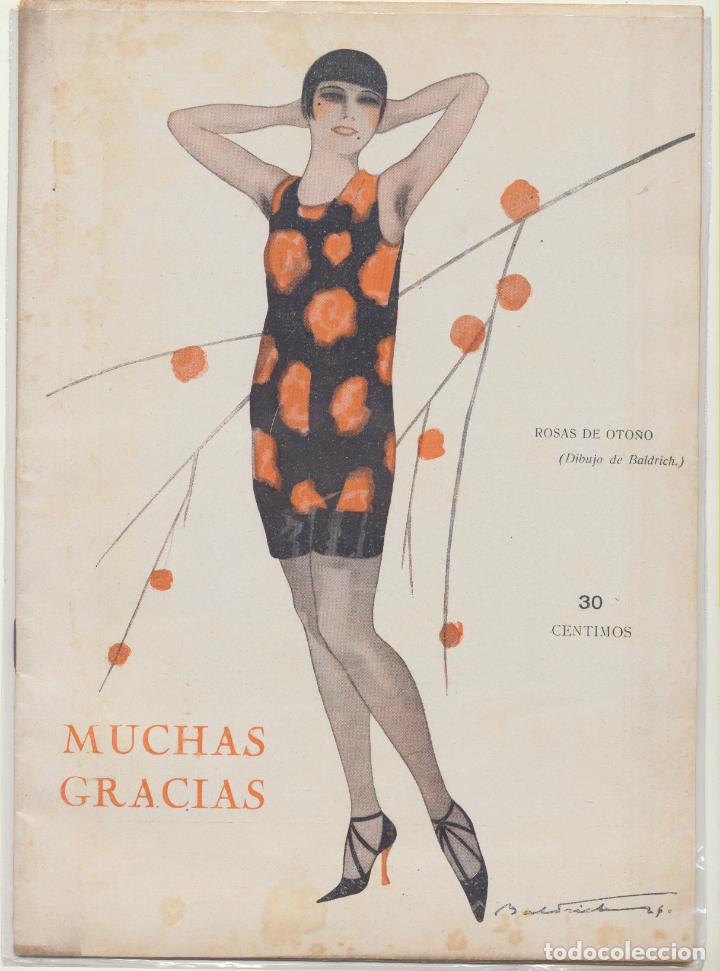Collezionismo di Riviste e Giornali: Muchas Gracias n&ordm; 149. Revista C&oacute;mico-Sat&iacute;rico. Madrid 3 de Diciembre de 1926. N&uacute;mero DIFICIL