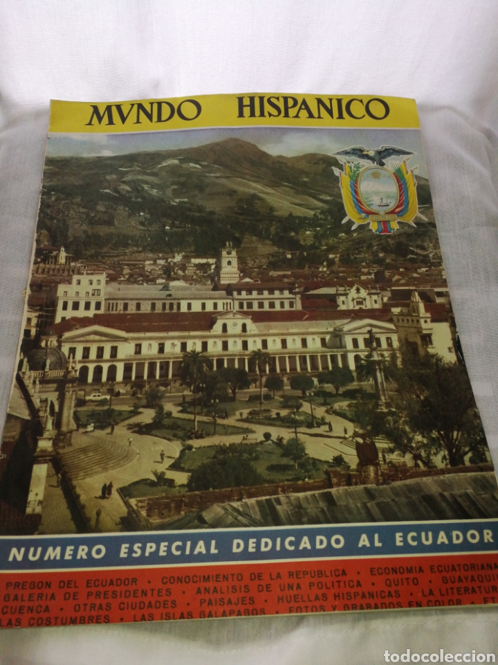 Collectionnisme de Revues et Journaux: ANTIGUA PUBLICACI&Oacute;N MUNDO HISP&Aacute;NICO (1955), 64 P&Aacute;GINAS.27 CM X 35 CM.